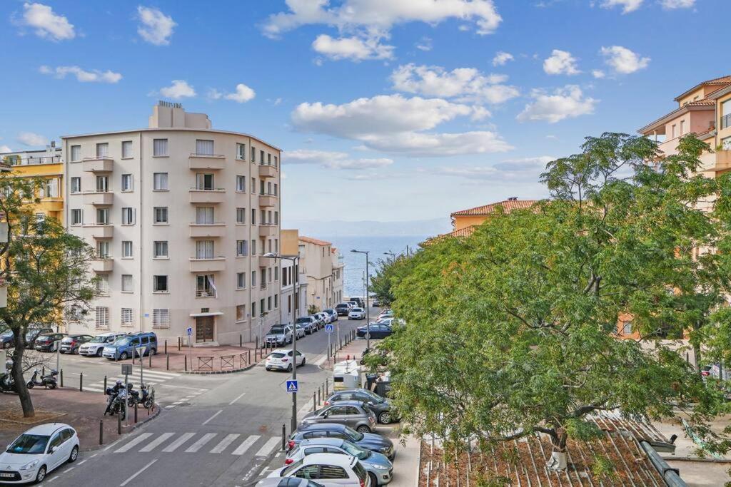 Charmant Appartement Vue Mer 7Eme - Plage 200M 马赛 外观 照片